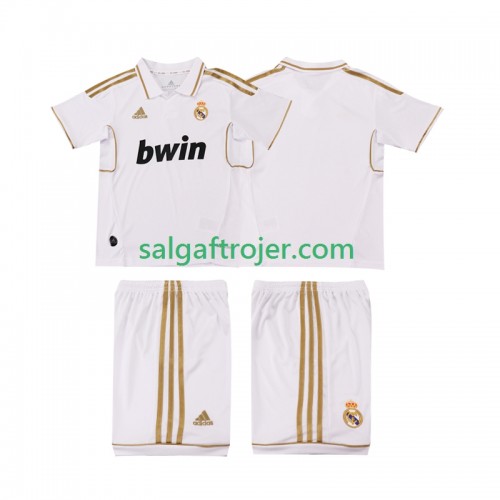 Real Madrid 2011 2012 Fodboldtrøjer Børn Retro Hjemmebanesæt Kort ærmer Real Madrid 2011 2012 Fodboldtrøjer Børn Retro Hjemmebanesæt Kort ærmer